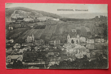 AK Hinterbrühl / 1925 / Steinbruch / Römerwand / Strassen / Bauernhof / Niederösterreich